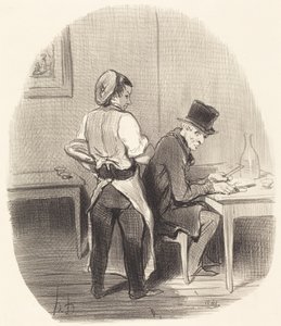 Ale, pane, ujišťuji vás, že je to... telecí!... od Honoré Daumier