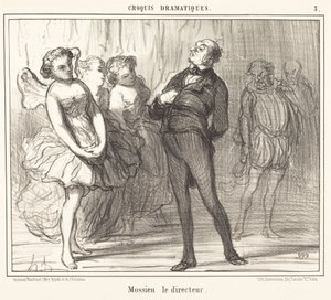 Mossie, ředitel od Honoré Daumier