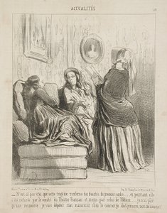 Není pravda, že tato tragédie obsahuje krásy...? od Honoré Daumier
