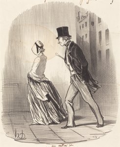 Ne, madam, neopustím vás... od Honoré Daumier