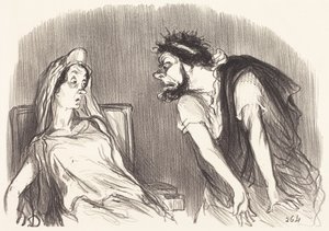 Oidipus od Honoré Daumier