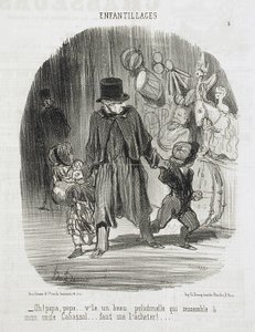 Ach! Tati, tati... tam je krásný Polichinelle... od Honoré Daumier