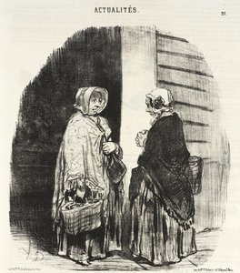 Ano, paní Chaboulardová... dvacet čtyři obchodníci s potravinami... od Honoré Daumier