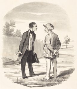 Ano, pane Gimblete, pořádek nebude... obnoven... od Honoré Daumier