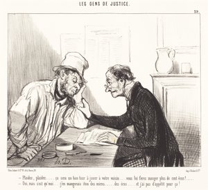 Prosím... bude to dobrý trik na hraní... od Honoré Daumier