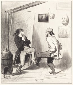 Když jsme spálili jeho poslední stojan! od Honoré Daumier