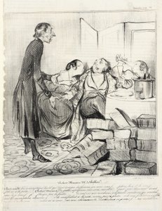 Robert Macaire, prodejce Biblí od Honoré Daumier