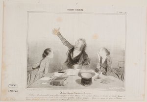 Robert Macaire, profesor francouzštiny od Honoré Daumier