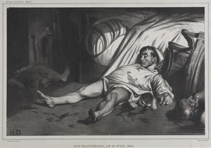 Rue Transnonain, 15. dubna 1834 od Honoré Daumier