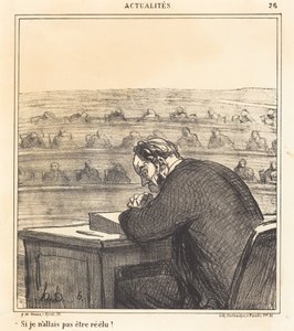 Kdybych nechtěl být znovu zvolen! od Honoré Daumier