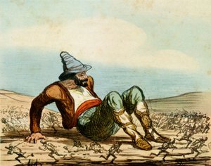 "Probuzení Itálie" od Honoré Daumier