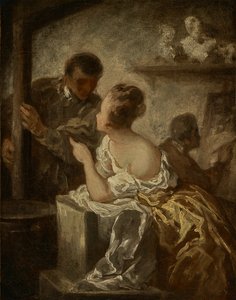 Studio od Honoré Daumier