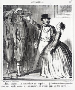 Podívej, Adélaïde... chtěl jsem tě překvapit... od Honoré Daumier