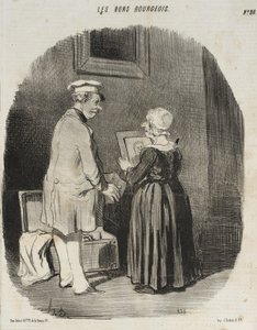 Podívej, ženo, tady je můj portrét od daguerrotypisty... od Honoré Daumier