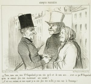 "Hle, příteli, zde je pan Chapoulard..." od Honoré Daumier