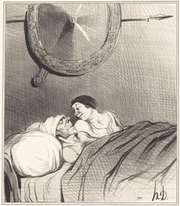 Odysseus a Penelope od Honoré Daumier