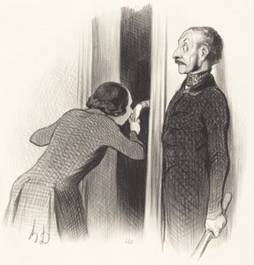 Velmi šťastný milenec od Honoré Daumier