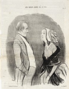 Umělcovo zasnoubení od Honoré Daumier
