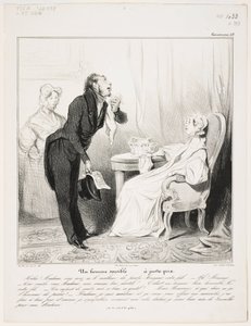 Citlivý muž (Caricaturana 43) od Honoré Daumier
