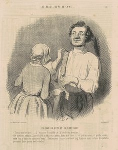 Den oslav a rovnátek od Honoré Daumier
