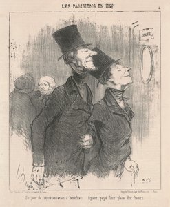Den dobročinného představení od Honoré Daumier
