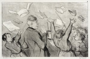 Vzpoura od Honoré Daumier