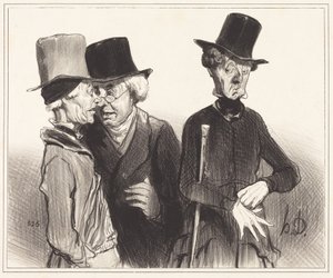 Vida! Ty ses stal rentiérem, já lékařem, on... od Honoré Daumier