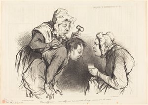 Uvidíte!... To zastaví krev... od Honoré Daumier