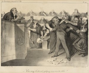 Máte slovo, vysvětlete se, jste svobodní! od Honoré Daumier