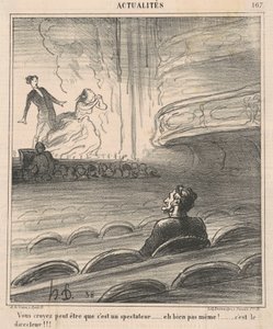 Možná si myslíte, že je to divák... od Honoré Daumier