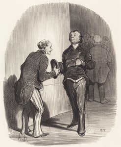 Pohled do ministerské předsálí... od Honoré Daumier