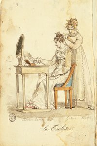 Toaleta, z "Almanach des Modes"