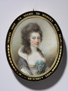 Portrét lady Grace Anny Newenham, 1784. od Horace Hone