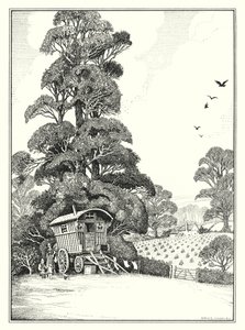 Srpen (litografie) od Horace J. Knowles