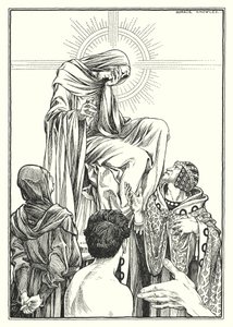 Ilustrace ke Kázání na hoře (rytina) od Horace J. Knowles