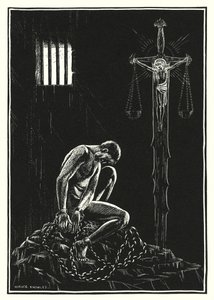 Ilustrace ke Kázání na hoře (rytina) od Horace J. Knowles