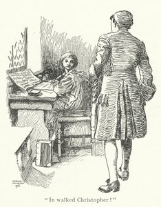 In walked Johann Christoph Bach (litografie)
