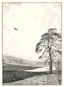 Říjen (litografie) od Horace J. Knowles
