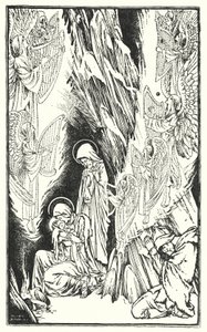 Svatá noc (litografie) od Horace J. Knowles