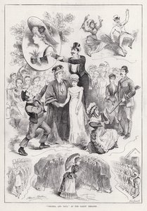 "Virginia a Paul" v divadle Gaiety (rytina) od Horace Morehen