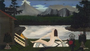 Lady of the Lake, cca 1936-39 (olej na plátně)