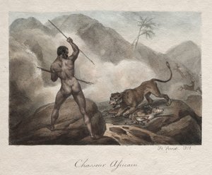 Africký lovec od Horace Vernet