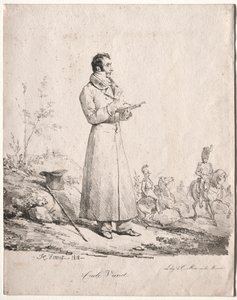 Antoine Charles Horace Vernet, zvaný Carle. od Emile Jean Horace Vernet
