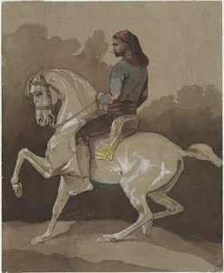 Arab na koni od Emile Jean Horace Vernet