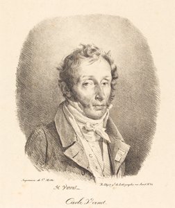 Busta Carle Verneta od Emile Jean Horace Vernet