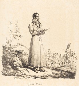 Carle Vernet, Full-Length od Emile Jean Horace Vernet