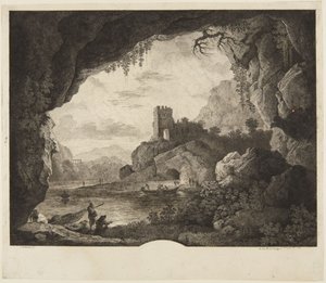 Rybaření při měsíčním svitu od Horace Vernet