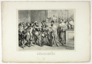 Jde do Sixteen a žádá o žehličky... od Horace Vernet