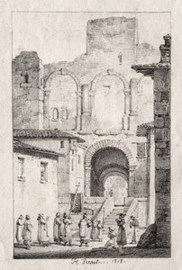 Průvod v Arles, 1918. od Emile Jean Horace Vernet