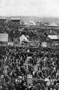Davy na Derby Day, Epsom Downs, Surrey, c1922